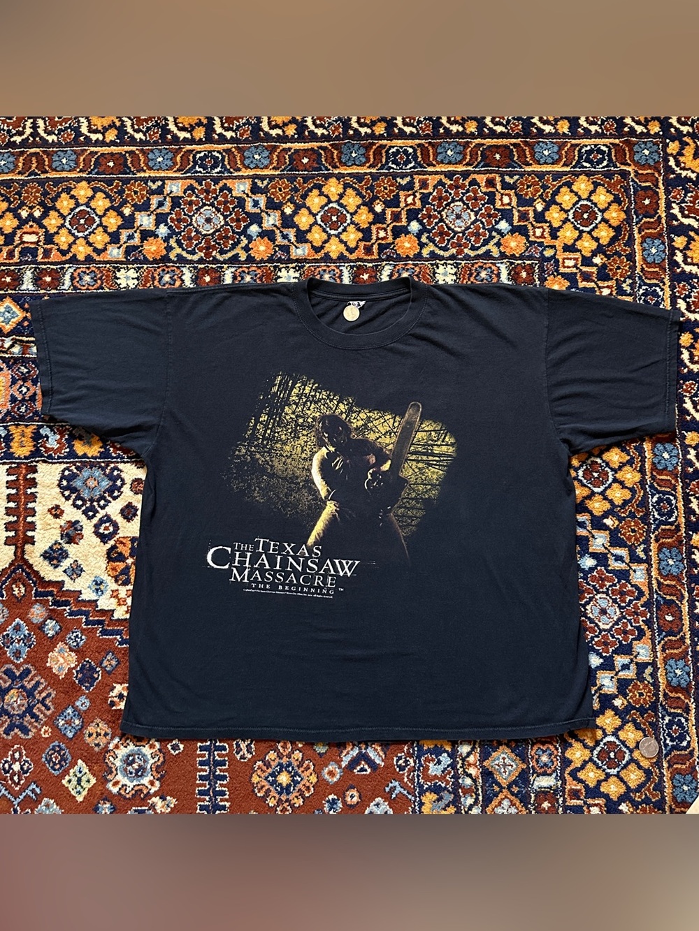 Y2K 2006 Texas Chainsaw Massacre The Beginning Promo Shirt Vintage Anvil Tag XL⁠